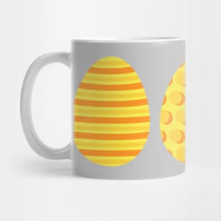 Eggspert Easter Eggs - Decorated Eggs in Yellow and Orange Mug